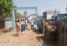 మద్దిపడగ లో గవర్నమెంట్ పాఠశాల ప్రహరీ గోడ పనులు ప్రారంభం