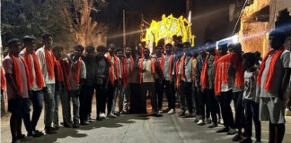 భక్తి ఉత్సాహాల మధ్య చౌడేపల్లి వీధుల్లో ఊరేగిన జగదభిరాముడు.