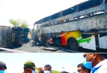 కన్నీటి పర్యంతమైన బాధితులు.. ఓదార్చిన హోం మంత్రి అనిత, మంత్రి రాంప్రసాద్ రెడ్డి.