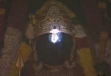 అయోధ్యలో రామ్ లల్లా నుదిటిపై సూర్య కిరణాల ఆవిష్కరణ.|