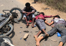 సిరోల్ మండల కేంద్ర శివారులో రోడ్డు ప్రమాదం.