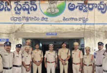 అశ్వారావుపేట పోలీస్ స్టేషన్ను సందర్శించిన మల్టీ జోన్-1 ఐజీ ఎస్. చంద్రశేఖర్ రెడ్డి, ఐపీఎస్