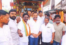 హనుమాన్ జంక్షన్ లో అభయాంజనేయ స్వామిని దర్శించుకున్న మంత్రి రాంప్రసాద్ రెడ్డి గారు