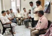 నిజామాబాద్: తాటికొండ నరేష్ను పరమర్శించిన మాజీ ఎమ్మెల్యే