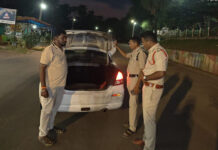 పెద్దపల్లి వ్యాప్తంగా పోలీసుల విస్తృత తనిఖీలు.