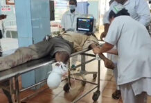 భార్యా మరో యువకునితో లేచిపోయిందని కాలు నరుక్కున్న యువకుడు.