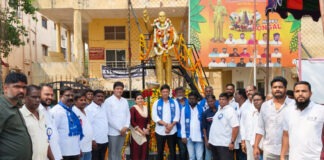 ‘అంబేద్కర్ ఆశయాలకు నేతల కృతజ్ఞత నివాళి.|