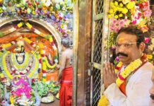 తాడు బంద్ హనుమాన్ జయంతి… పాల్గొన్న ఎమ్మెల్యే శ్రీ గణేష్.|