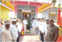 శ్రీ కంఠమహేశ్వర విగ్రహం ప్రతిష్టాపన. మాజీ ఎమ్మెల్యే పెద్ది సుదర్శన్ రెడ్డి…..