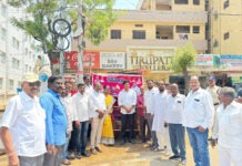 “ప్రజల దాహం తీర్చడమే లక్ష్యం: చలివేంద్రాన్ని ప్రారంభించిన ఎమ్మెల్యే మర్రి.|