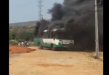 కడప జిల్లాలో కాలి బూడిదైన ఆర్టీసీ బస్సు… తప్పిన పెను ప్రమాదం.