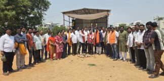 గంగా అవెన్యూలో ₹24 లక్షల కాంపౌండ్ వాల్ శంకుస్థాపన.