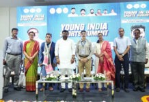 యంగ్ ఇండియా స్పోర్ట్స్ సమ్మిట్ లో పాల్గొన్న సాట్స్ చైర్మన్ : శివసేన రెడ్డి