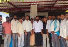 కూటమి నాయకుల సమక్షంలో సీతారామస్వామి నూతన విగ్రహ ప్రతిష్ఠ