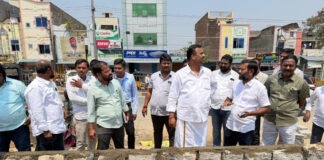 రాయచోటి పట్టణంలో నూతన పార్కు పనులను పరిశీలించిన మంత్రి మండిపల్లి రాంప్రసాద్ రెడ్డి గారు