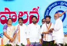 ప్రజా పాలన ప్రగతి ప్రణాళిక కార్యక్రమం లో పాల్గొన్న మంచిర్యాల ఎంమ్మెల్యే