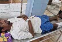 మదనపల్లి రోడ్డు ప్రమాదంలో రైతుకు తీవ్ర గాయాలు.