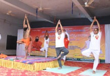నిజామాబాద్: యోగా శిభిరామ్ లో పలుగోనా ఎమ్మెల్యే