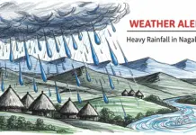 Heavy Rains and Weather Alert In Nagaland