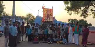 నందవరం మండల కేంద్రంలోని హనుమాన్ వేడుకలు