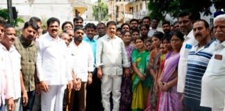 భరత్ నగర్లో రూ.14 లక్షల పైప్లైన్ పనులకు ఎమ్మెల్యే మాధవరం కృష్ణారావు శంకుస్థాపన