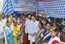 మంత్రి శ్రీధర్ బాబు చేతుల మీదుగా గార్మెంటరీ యూనిట్కు శంకుస్థాపన