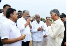 సీఎం చంద్రబాబును కలిసిన పుంగనూరు నియోజకవర్గ ఇన్చార్జ్