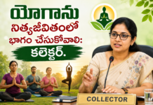 యోగాను నిత్యజీవితంలో భాగం చేసుకోవాలి: కలెక్టర్.|