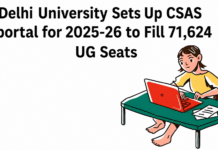 Delhi University Begins CSAS UG Admissions 2026|