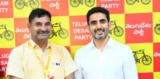 నారా లోకేశ్ను కలిసిన రాయచోటి తెలుగు యువత నేత మధుబాబు|