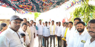 సుంకేసుల గ్రామంలో వివాహ వేడుకలో పాల్గొన్న గూడూరి ఎరిక్షన్ బాబు గారు|