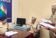 హాజీపూర్ పోలీస్ స్టేషన్ ని తనిఖీ చేసిన మంచిర్యాల డీసీపీ ఎగ్గడి భాస్కర్|
