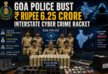 Goa Police Bust ₹6.25 Crore Interstate Cybercrime Racket|