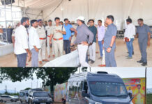 సీఎం పర్యటనకు మార్కాపురం జిల్లాలో పటిష్ట పోలీస్ బందోబస్తు|