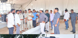 సీఎం పర్యటనకు మార్కాపురం జిల్లాలో పటిష్ట పోలీస్ బందోబస్తు|
