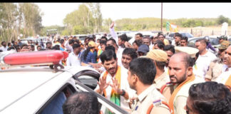 బీజేపీ సింగరేణి భరోసా కార్యక్రమన్ని అడ్డుకున్న పోలీసులు|