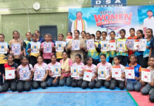 మహిళా క్రీడాకారిణులకు ‘శక్తి టీం’ శక్తి యాప్ పై అవగాహన