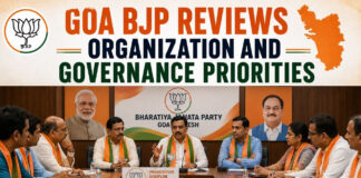 Goa BJP Reviews Organization and Governance Priorities|