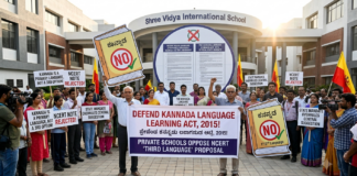 Karnataka Schools Oppose NCERT on Kannada Language Status|