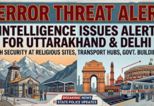 Security Alert Issued for Uttarakhand and Delhi|