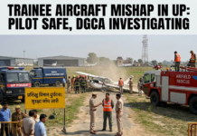 Trainee Aircraft Crash-Lands in UP; Pilot Safe|