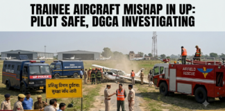 Trainee Aircraft Crash-Lands in UP; Pilot Safe|