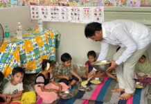 యర్రగొండపాలెం అంగన్వాడీలో ఎరిక్షన్ బాబు పారిశుధ్య సమీక్ష|