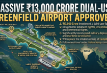 India Approves ₹13K-Cr Dual-Use Military Airport|