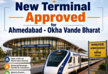 New Terminal Approved for Ahmedabad–Okha Vande Bharat|