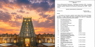 యాదాద్రి దేవస్థానం బోర్డు ఏర్పాటు.|