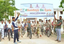 మదనపల్లి: ఉత్సాహంగా పోలీసుల సైకిల్ ర్యాలీ.
