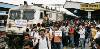 Chaos at Patna Stations Over Bihar Police Exam Crowds|