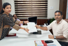 శాంతి శ్రీనివాస్ రెడ్డి వినతి స్వీకరించిన సంచిత్ గంగ్వార్.|