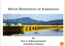 Water Resource Management and Conservation in Karnataka|